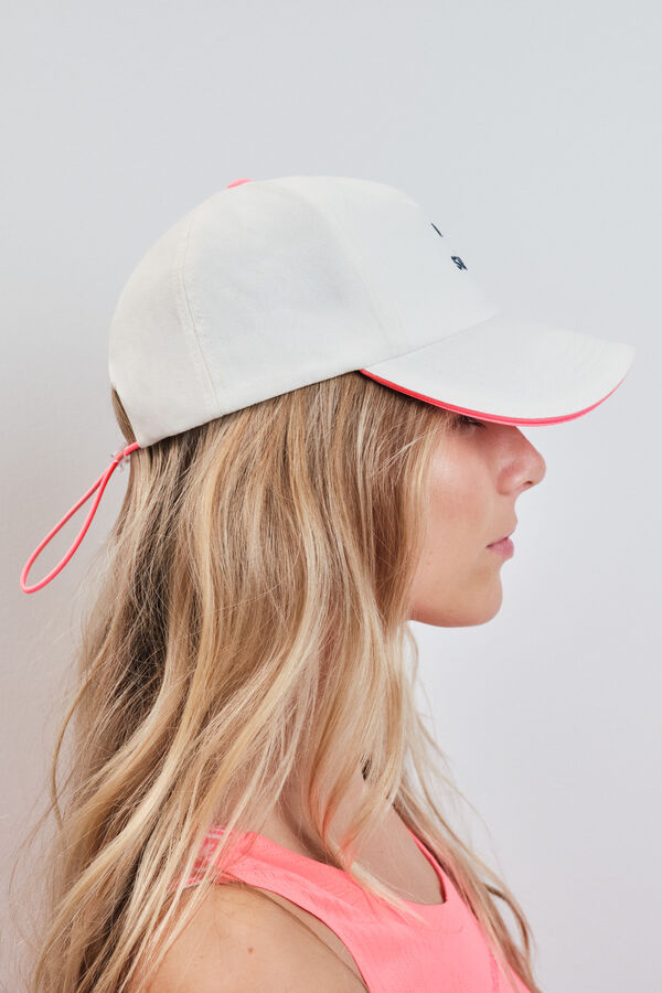 Dash and Stars Bon&eacute; t&eacute;cnico com logo branco branco