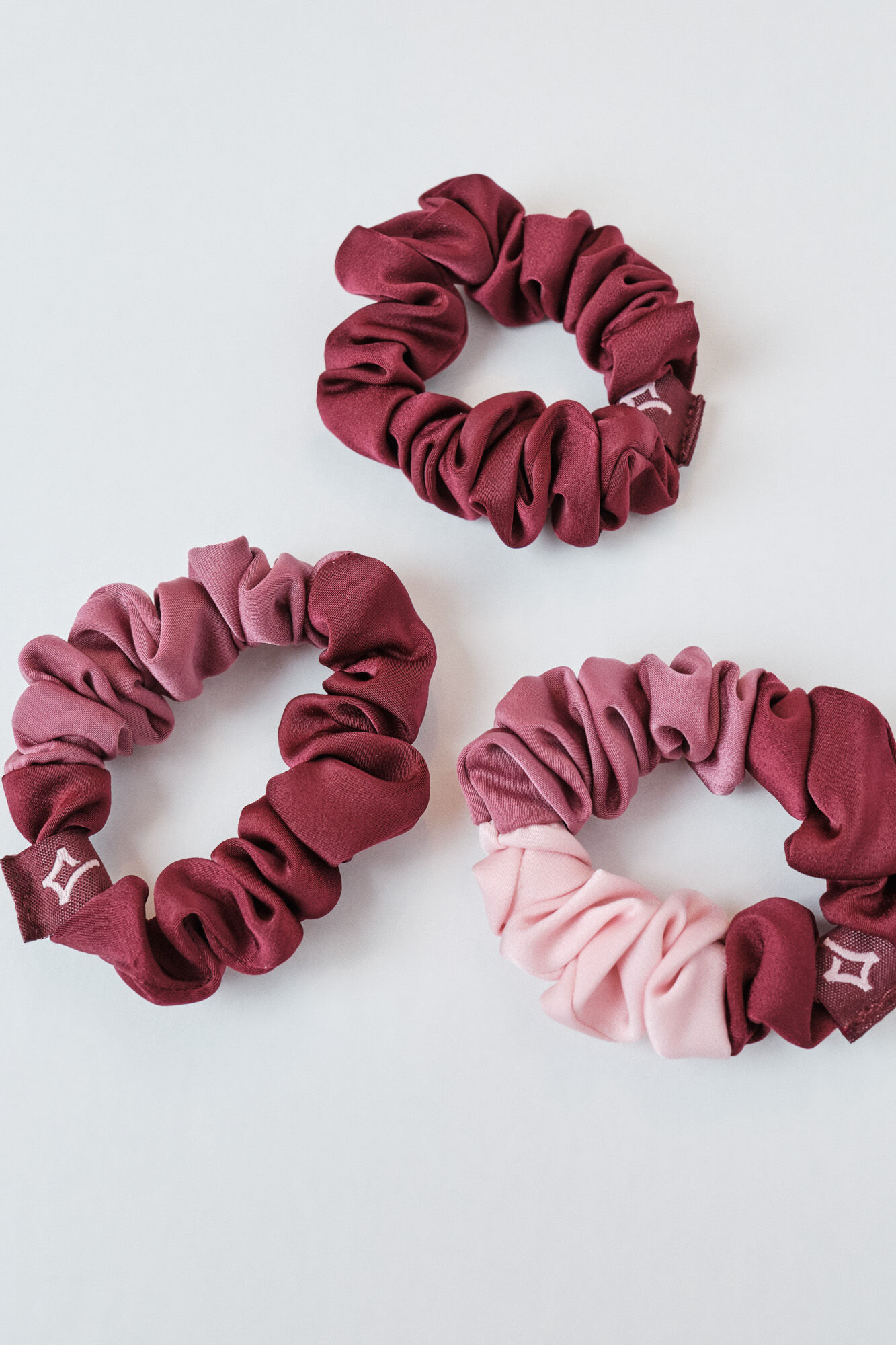 Dash and Stars Pack de 3 gomas de cabelo rosa