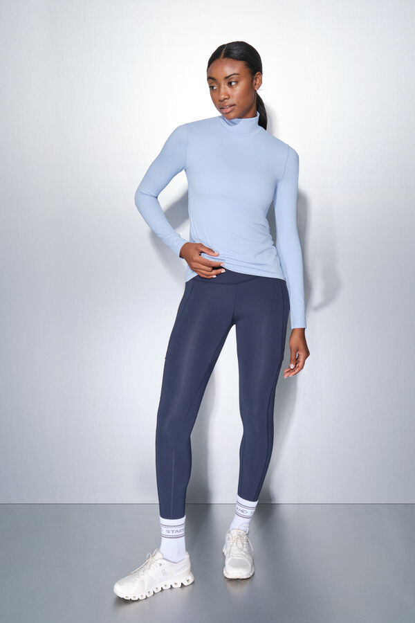 Dash and Stars Leggings THERMAL azul marinho azul