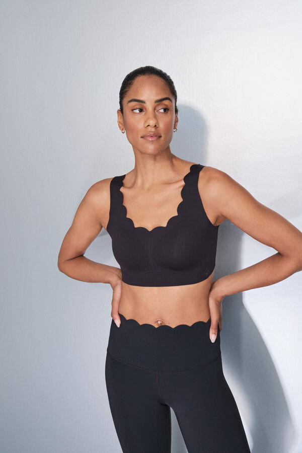 Dash and Stars Sujetador deportivo COMPRESSIVE negro negro