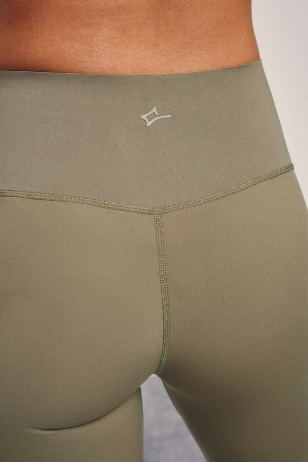 Dash and Stars Leggings pirata cáqui COMPRESSIVAS impressão
