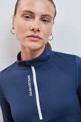 Dash and Stars Sweatshirt cintada de manga comprida azul azul