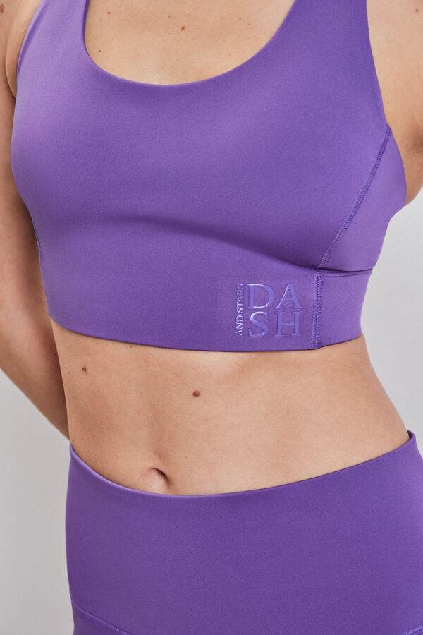 Dash and Stars Sujetador deportivo 4D Stretch morado morado/lila