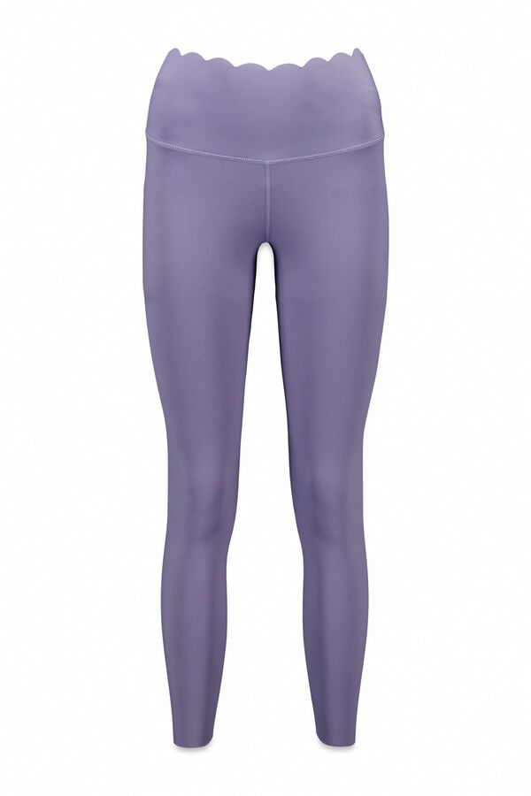 Dash and Stars Leggings longas roxas compressivas rosa