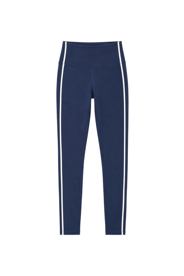 Dash and Stars Legging comprida 4D STRETCH azul azul