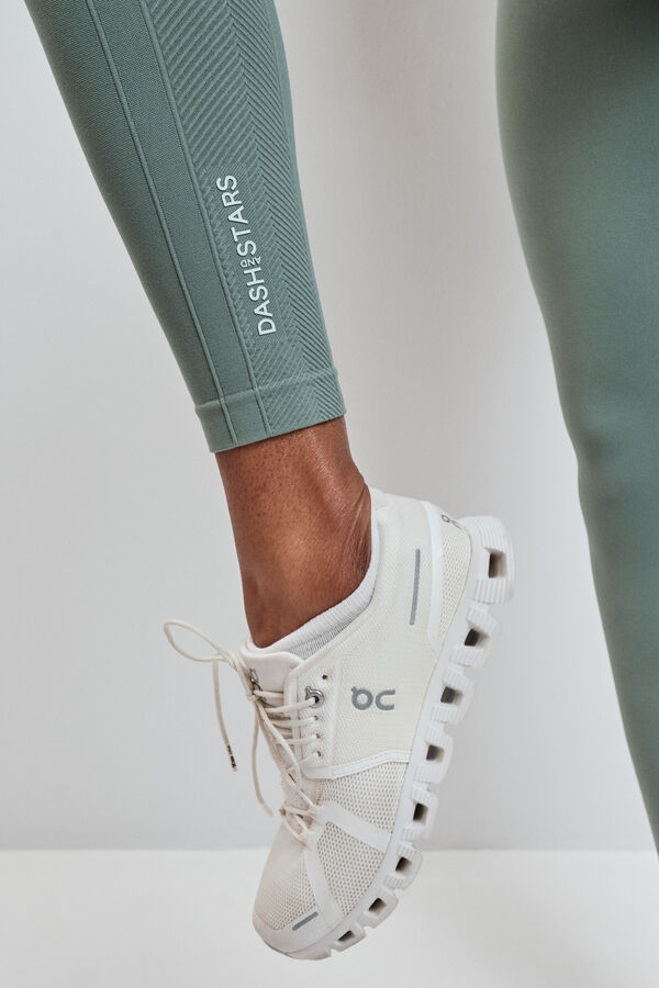 Dash and Stars Legging comprida SEAMLESS COMFORT verde verde