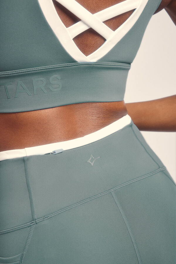 Dash and Stars Legging verde pirata 4D STRETCH verde