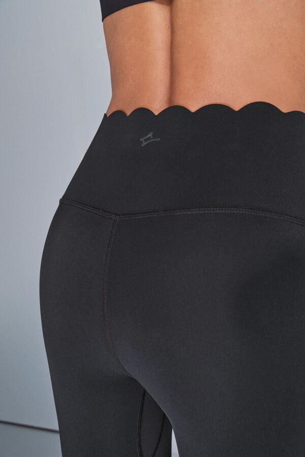 Dash and Stars Legging preta longa COMPRESSIVA preto