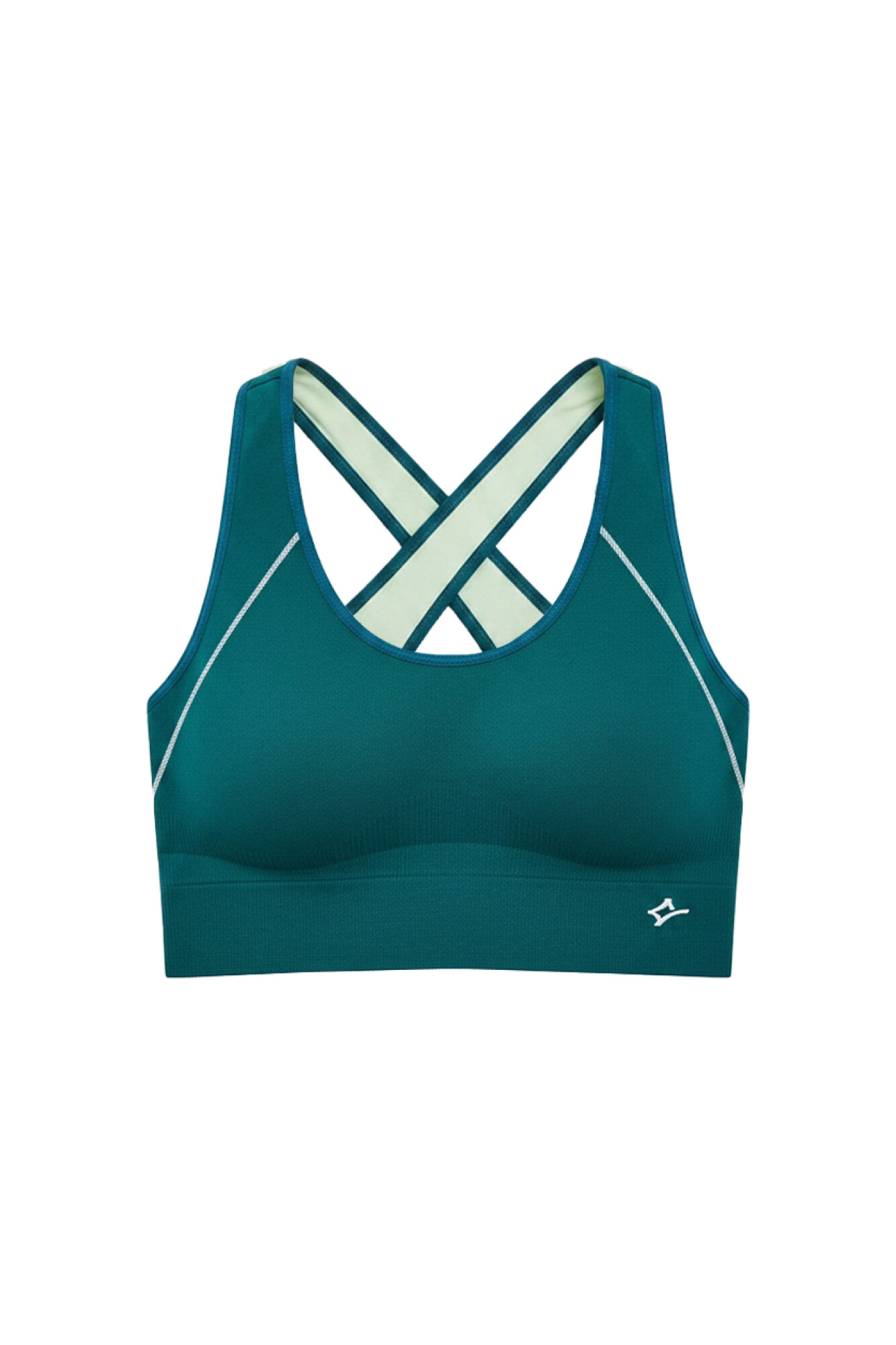 Dash and Stars Soutien desportivo 4D Stretch revers&iacute;vel verde
