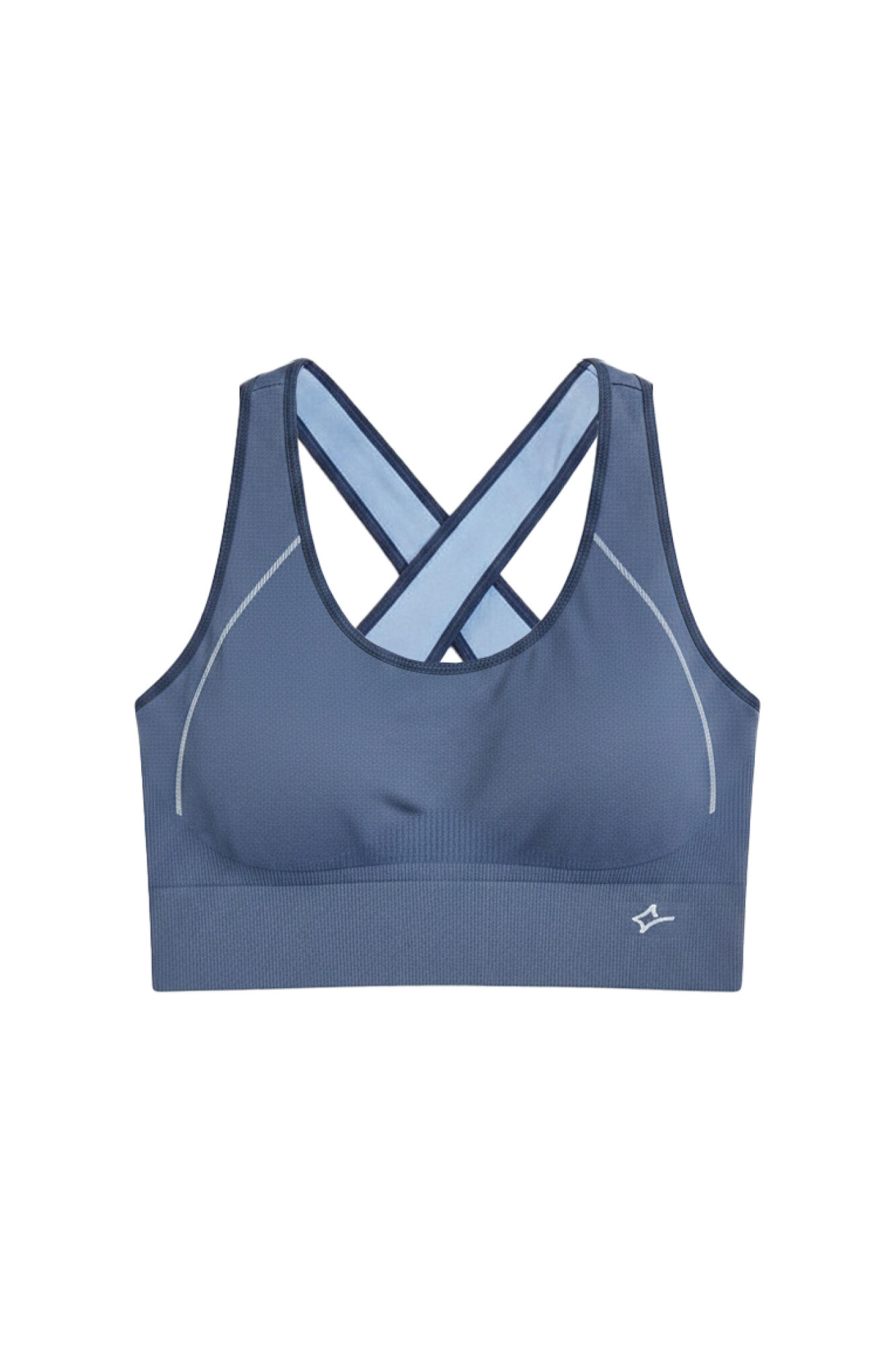 Dash and Stars Soutien desportivo 4D Stretch revers&iacute;vel azul