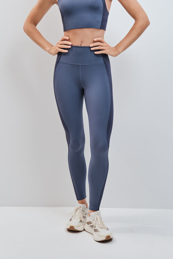 Dash and Stars Leggings compridos 4D STRETCH azul-escuro azul