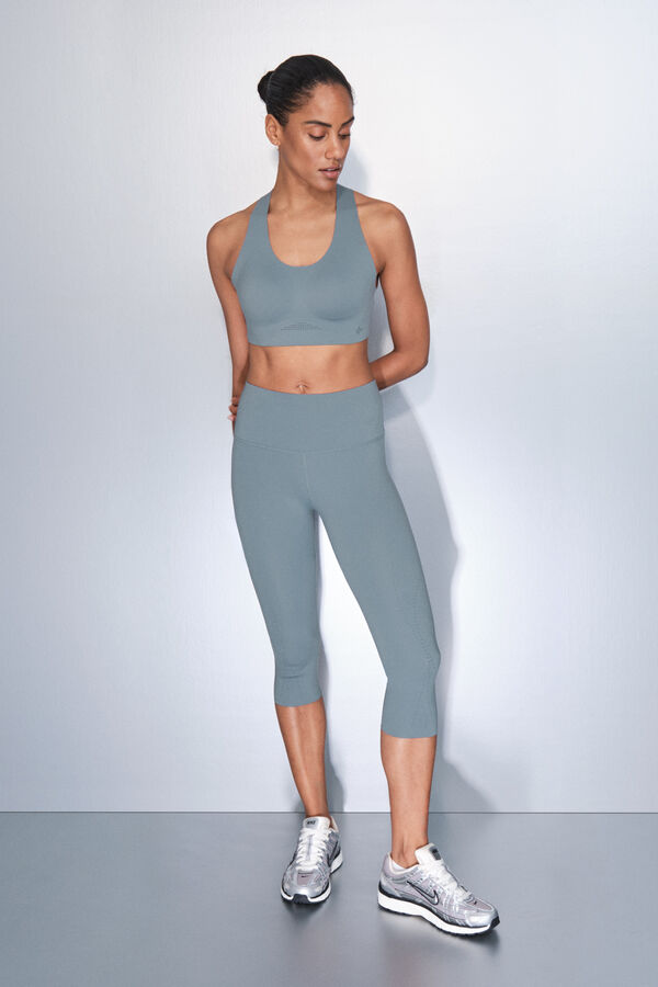 Dash and Stars Legging Capri COMPRESSIVE azul azul