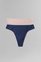 Dash and Stars Pack 2 tanga laser cut  azul