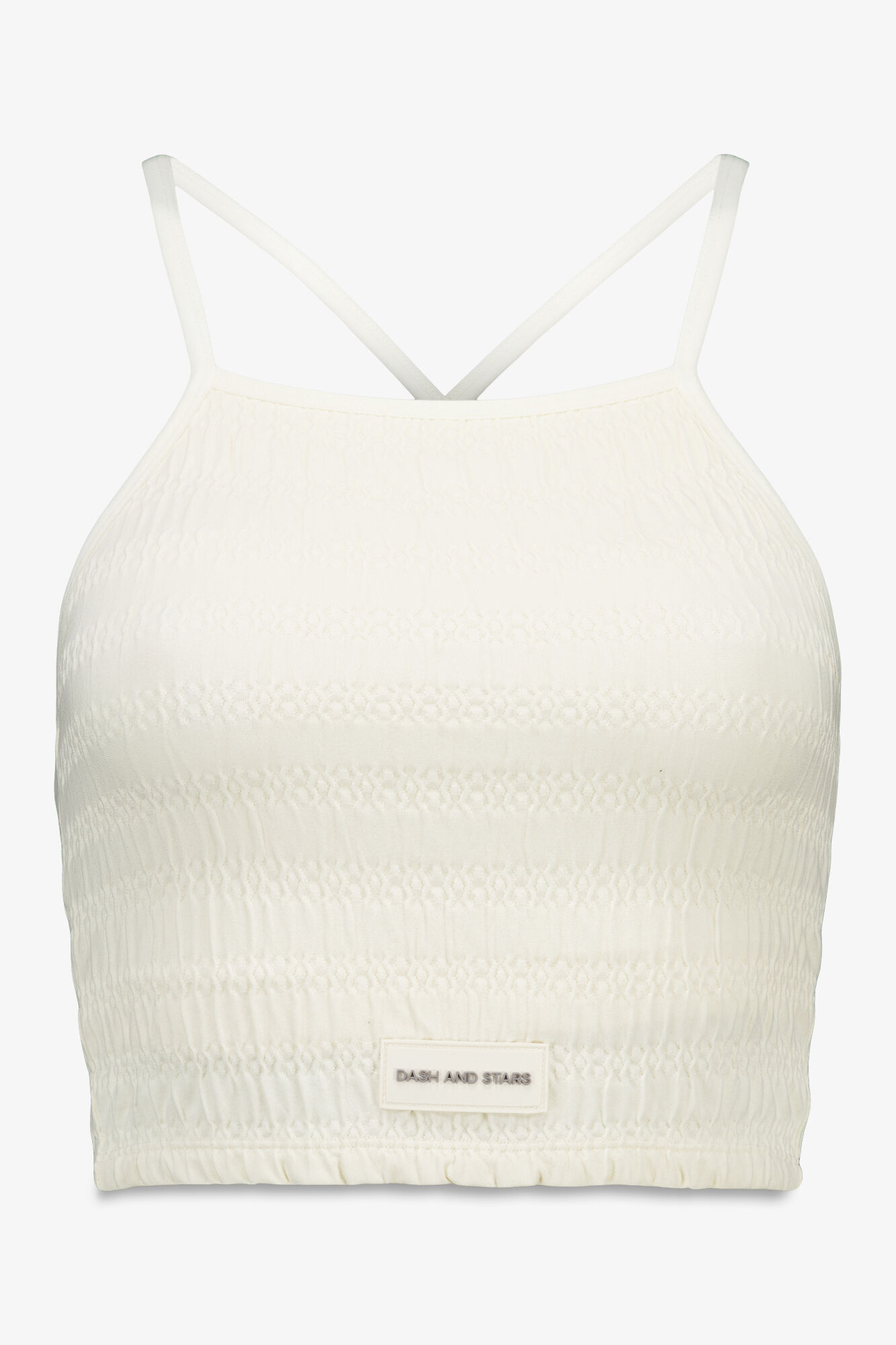Dash and Stars Soutien desportivo branco SEAMLESS COMFORT