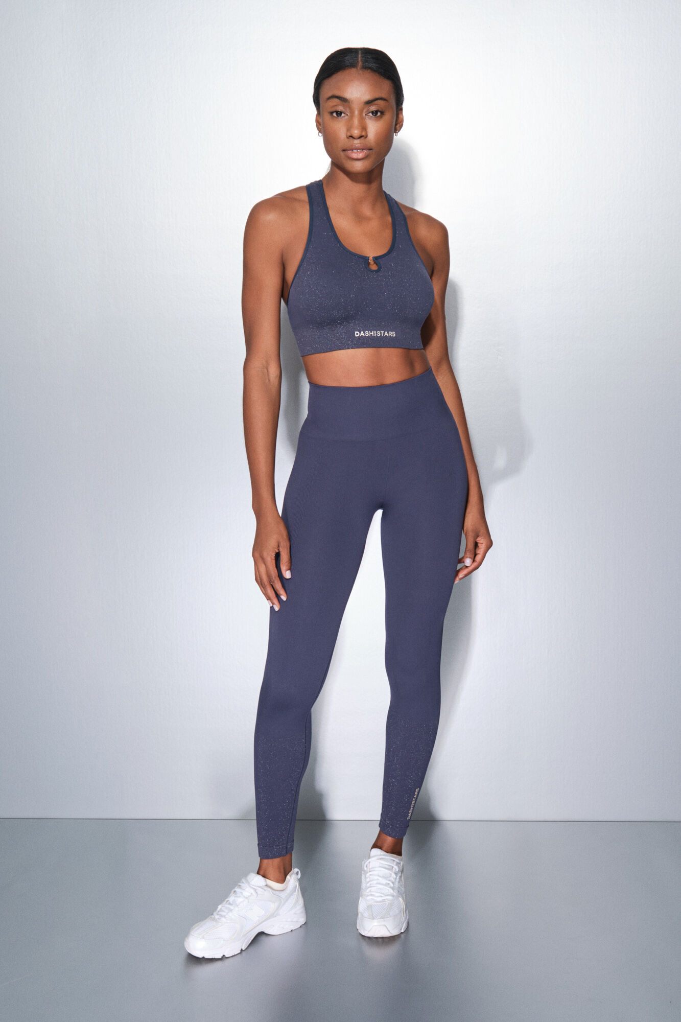 Dash and Stars Leggings SEAMLESS COMFORT azul navy