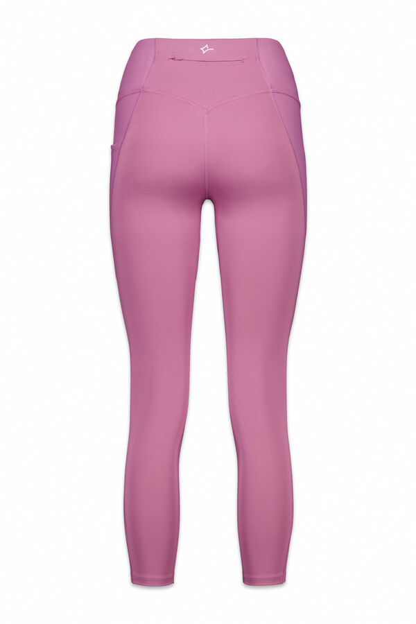 Dash and Stars Legging curta rosa 4D STRETCH rosa
