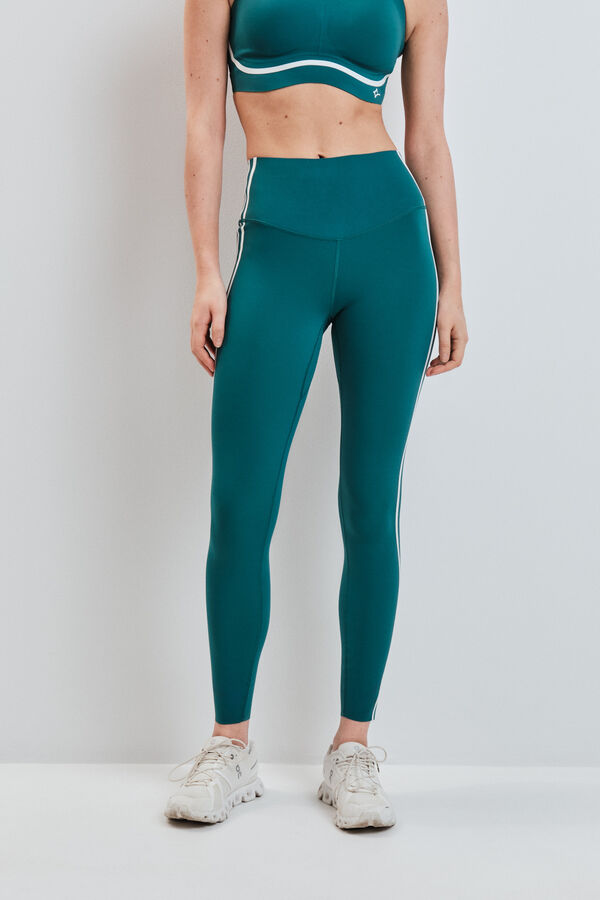 Dash and Stars Legging COMPRESSIVE comprida verde verde