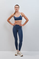 Dash and Stars Legging comprida 4D STRETCH azul azul