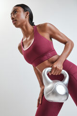 Dash and Stars Soutien desportivo 4D STRETCH borgonha vermelho
