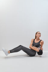 Dash and Stars Legging comprida SEAMLESS COMFORT cinza cinzento