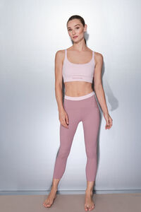 Dash and Stars Legging curta rosa SOFT MOVE