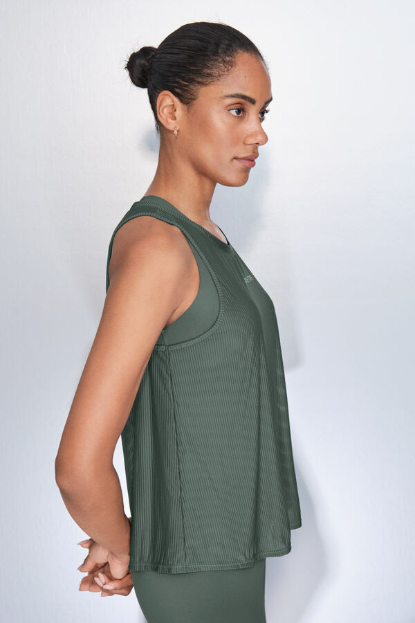 Dash and Stars T-shirt verde halter verde
