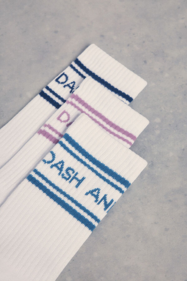 Dash and Stars Pack 3 calcetines t&eacute;cnicos estampado