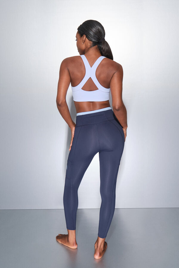 Dash and Stars Leggings THERMAL azul marinho azul