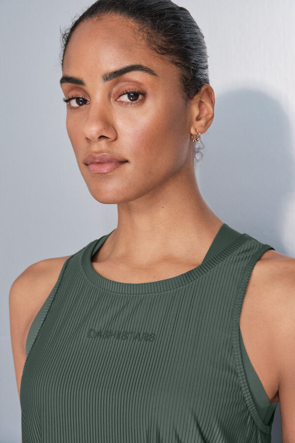 Dash and Stars T-shirt verde halter verde