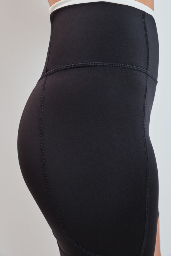 Dash and Stars Leggings ciclista negro 4D STRETCH negro