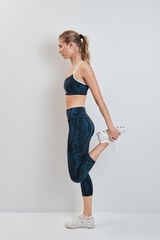 Dash and Stars Legging curto estampado 4D STRETCH verde verde