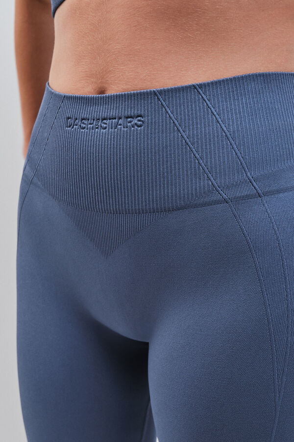 Dash and Stars Leggings compridos SEAMLESS COMFORT azul azul