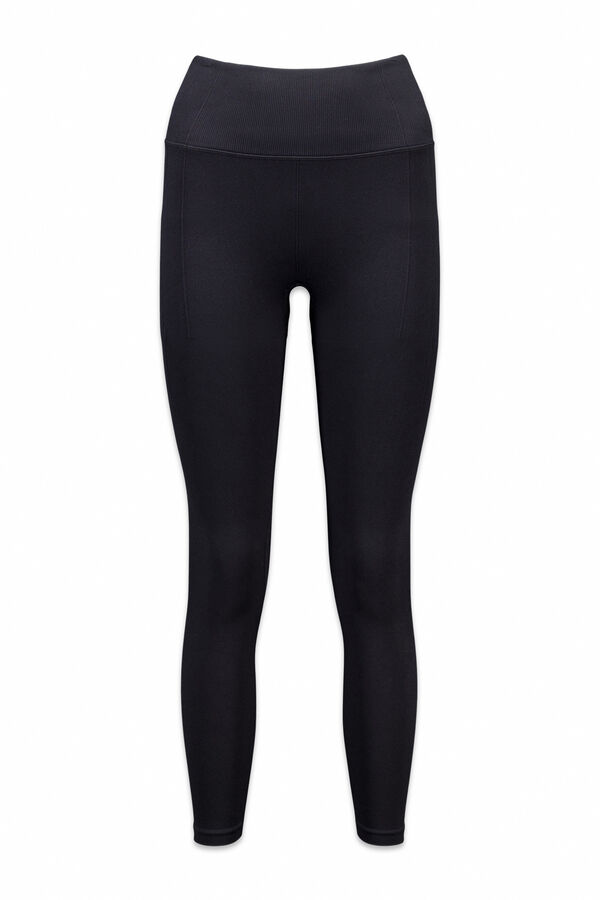 Dash and Stars Legging push up preta SEAMLESS FIT preto