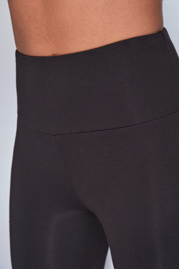 Dash and Stars Leggings pretas longas preto