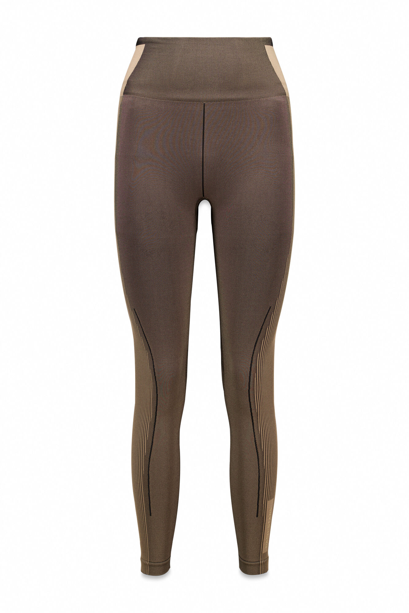 Dash and Stars Leggings longas SEM COSTURA CONFORT&Aacute;VEIS marrons