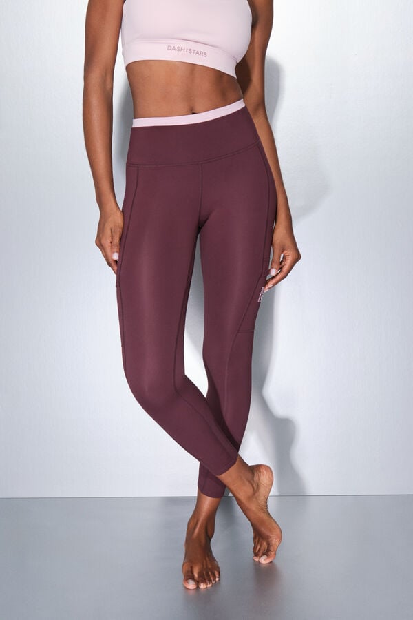 Dash and Stars Leggings THERMAL roxas rosa