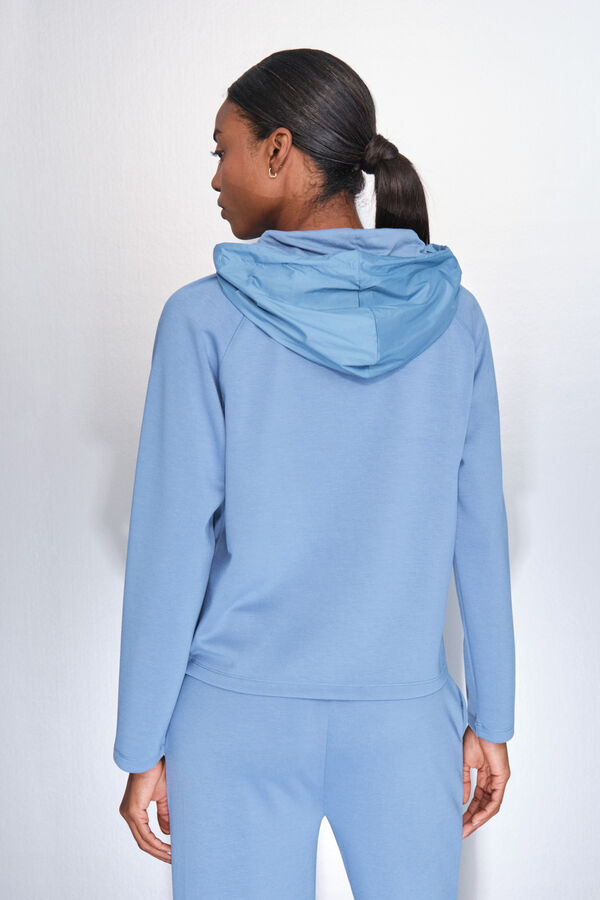 Dash and Stars Sweatshirt azul com toque suave azul