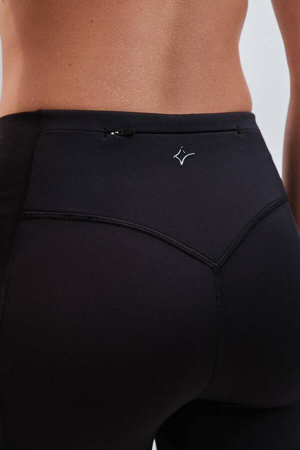 Dash and Stars Legging capri 4D STRETCH preto preto