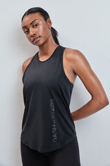 Dash and Stars T-shirt t&eacute;cnica halter preto preto