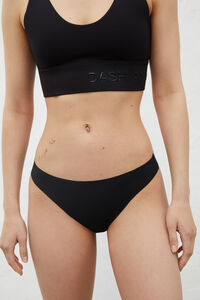 Dash and Stars Pack 2 tangas negro laser cut