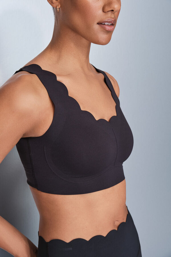 Dash and Stars Sujetador deportivo COMPRESSIVE negro negro