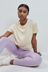 Dash and Stars T-shirt de manga curta extrassuave amarela amarelo