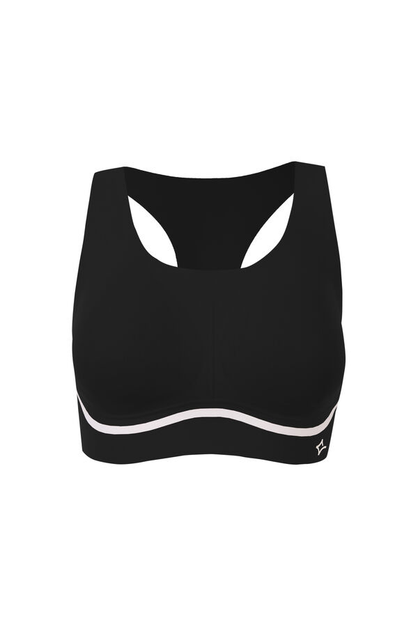 Dash and Stars Sujetador deportivo COMPRESSIVE negro negro