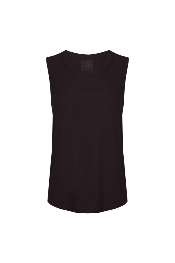 Dash and Stars T-shirt de al&ccedil;as canelada preta preto