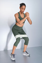 Dash and Stars Leggings longas verdes COMPRESSIVAS verde