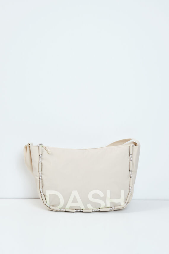 Bolsa bandolera cruzada técnica marrón