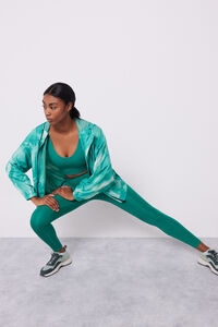 Leggings verde 4D Stretch, Leggings desportivos e joggers para mulher