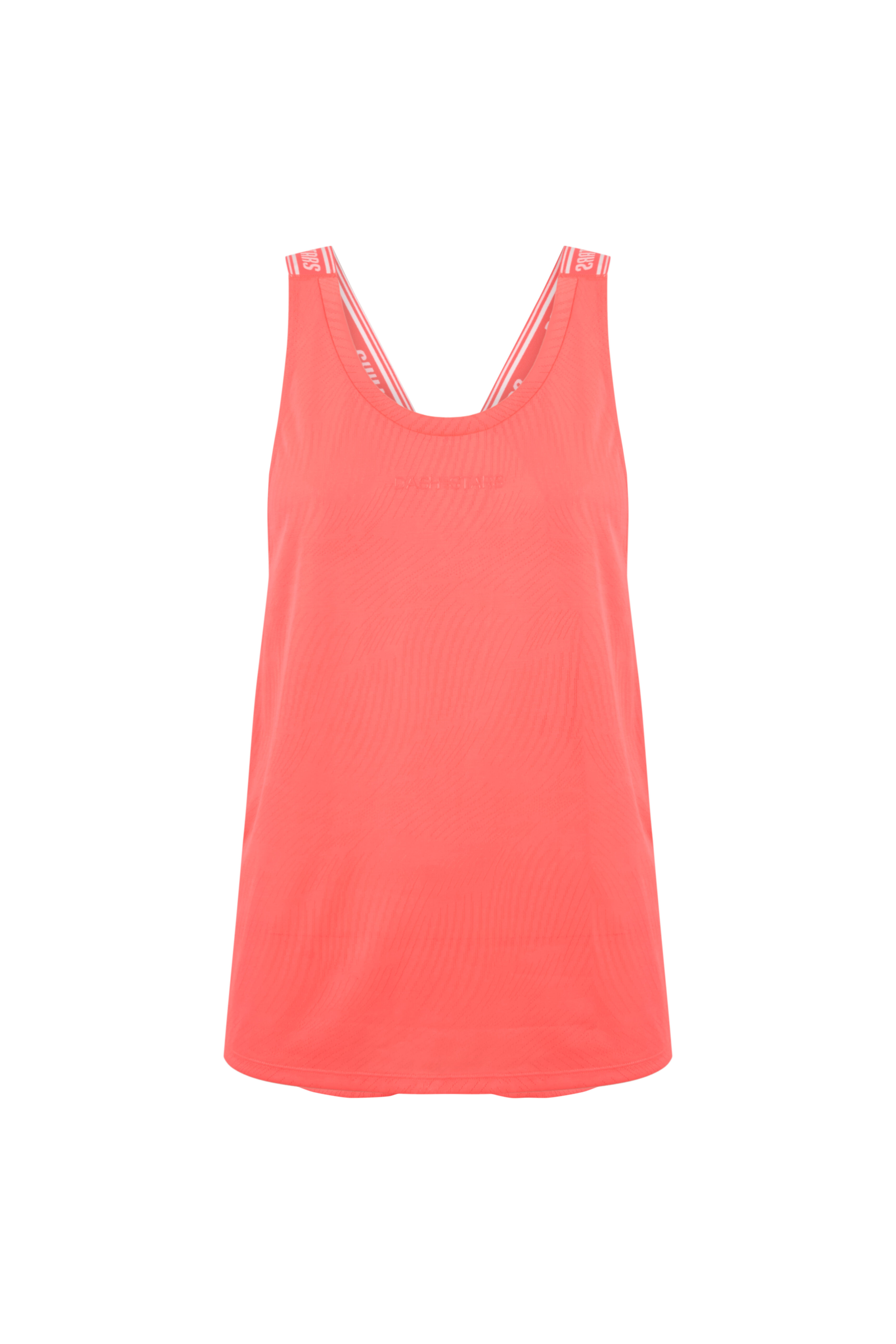 Dash and Stars Camiseta sin mangas halter roja