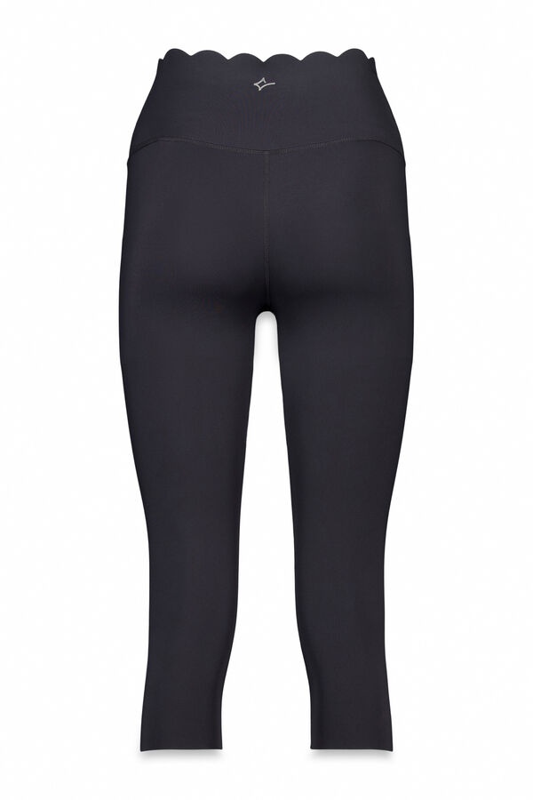 Dash and Stars Leggings pretas COMPRESSIVAS de pirata preto