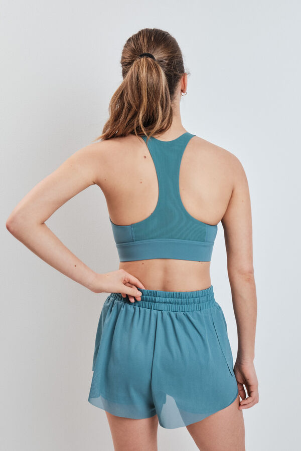 Dash and Stars Cal&ccedil;&otilde;es ultraleves de malha verde verde